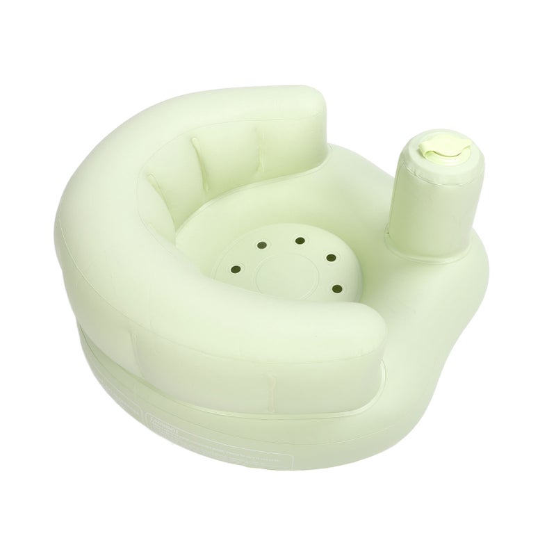 Baby Inflatable Couch PVC Cute Comfortable Portable Built in Pump Inflatable Chair for Bathing Eating Toy - Image 3
