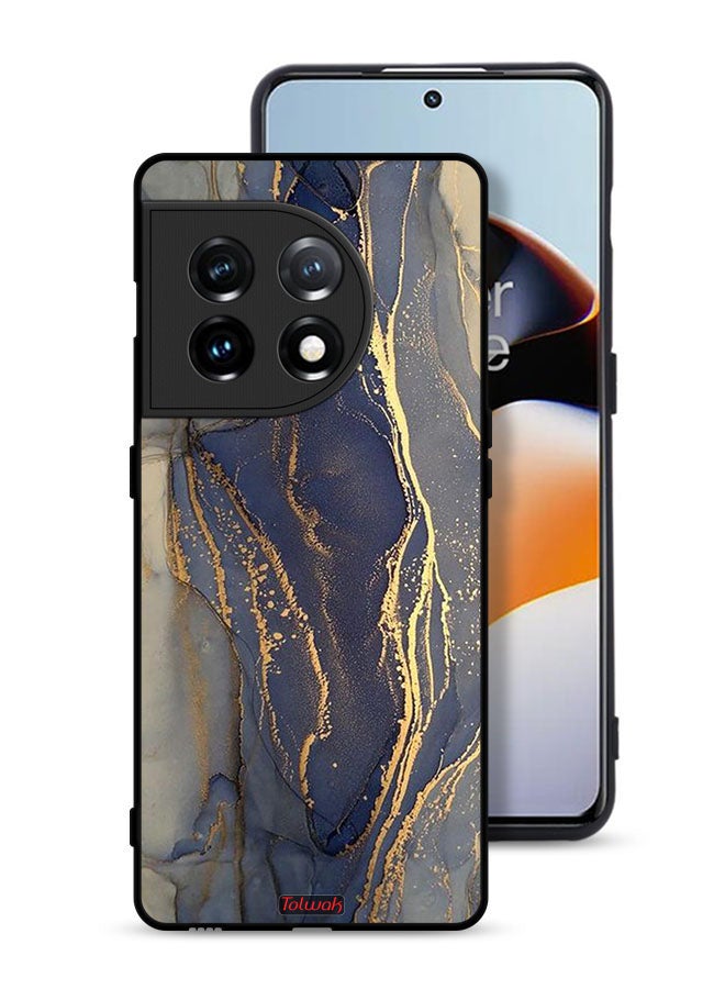 Tolwak OnePlus 11 5G Protective Case Cover Gliter Marble Pattern - Image 1