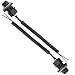 BlinkAutor 2 Pcs License Plate Light Socket Black Rear Lamp Wire Harness Assembly Compatible with 20002013 Silverado Sierra Avalanche Suburban Escalade Yukon GMC - Image 2