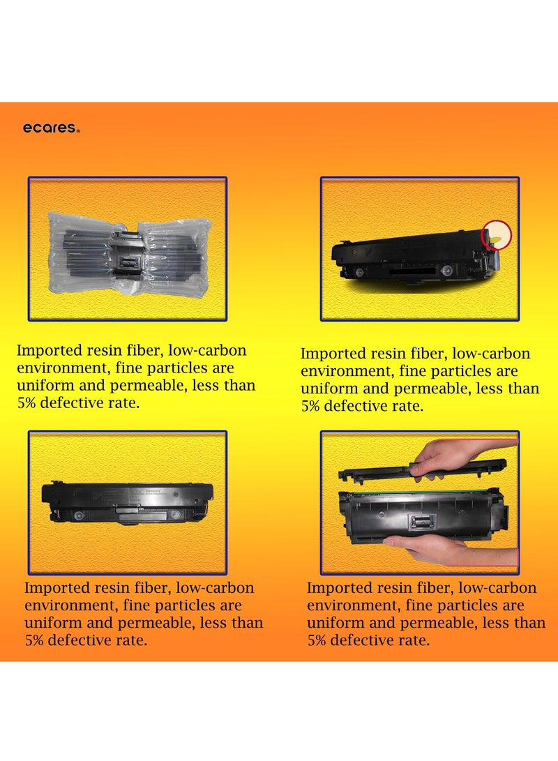 ECARES®305A Toner Cartridge CE411A Compatible for HP  Laserjet Pro 400 Color M451dn M451nw M451dw MFP M475dw MFP M475dn Pro 300 MFP M375nw M351A (Cyan) - Image 3