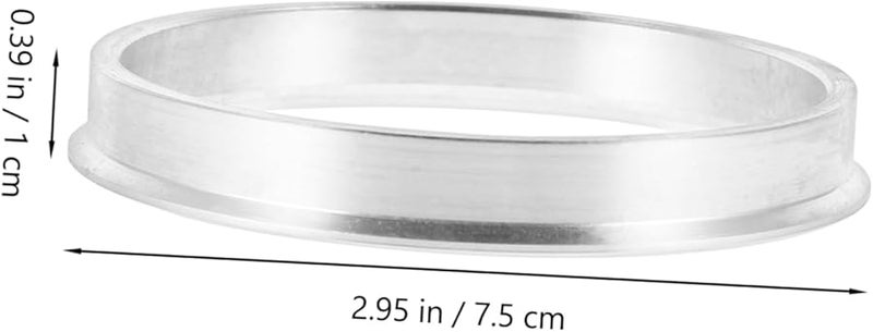 Hub Centric Rings Aluminum Alloy Wheel Hub Adapter Vibration Reduction Easy Install - Image 3