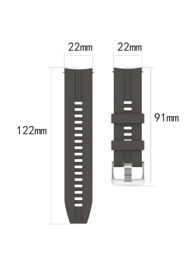 3-Pack Silicone Band for Huawei Watch Watch 4 pro/GT 4 3 2 Pro/GT 2e/GT 4 46mm/GT2 46mm/GT Active/Replacement Straps Silicone Bands Bracelet Watch band Accessory Band for Huawei Watch 4pro/3pro/GTR 4 - Image 5