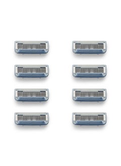 BULLDOG Bulldog Mens Skincare and Grooming Original Razor Blades Refills for Men, 8 Count  - Image 4