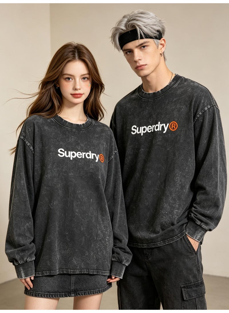 Superdry Men's and women's T-shirt with long sleeves - Image 1