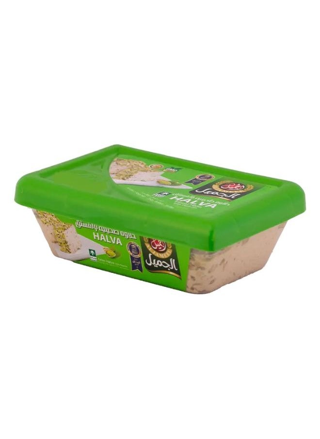 Al Jameel Pistachio Tahina Halawa 250g  - Image 2