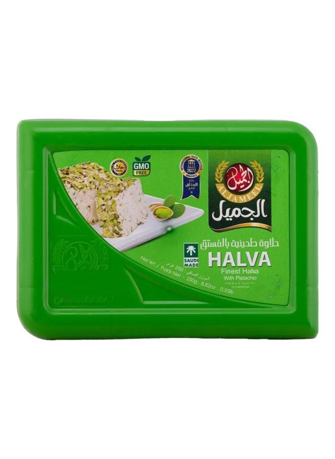 Al Jameel Pistachio Tahina Halawa 250g  - Image 3
