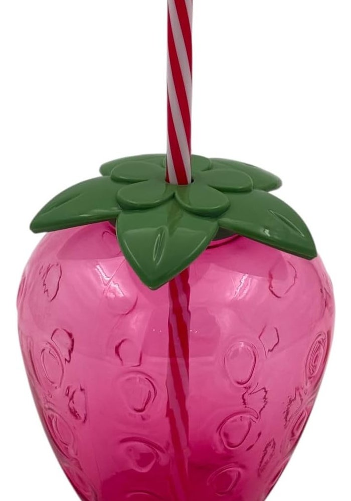 B&D كوب تروبيكول على شكل فراولة مع قشة - Image 5