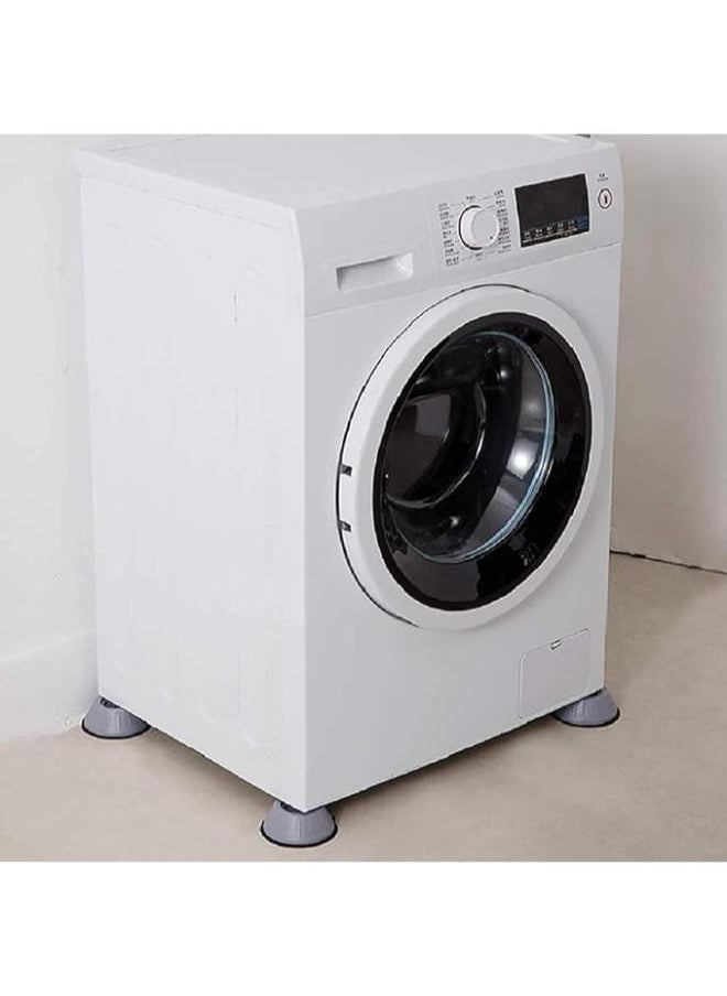 EasyLife 4 Pieces Noise Cancelling Washing Machine Support, Washer And Dryer Anti-Vibration Pads, Slip Anti Vibration and Noise Reducing Rubber Washing Machine Feet Pads  - Image 4