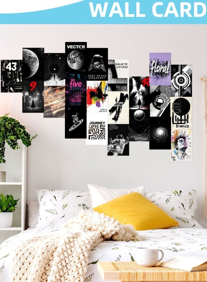 BF HOME 50 New Creative Planet Fall Series Wall Background Decoration Cards, Glossy Cardstock Printing, Wall Posters, Postcards Set, Home Decor Gift - Image 1