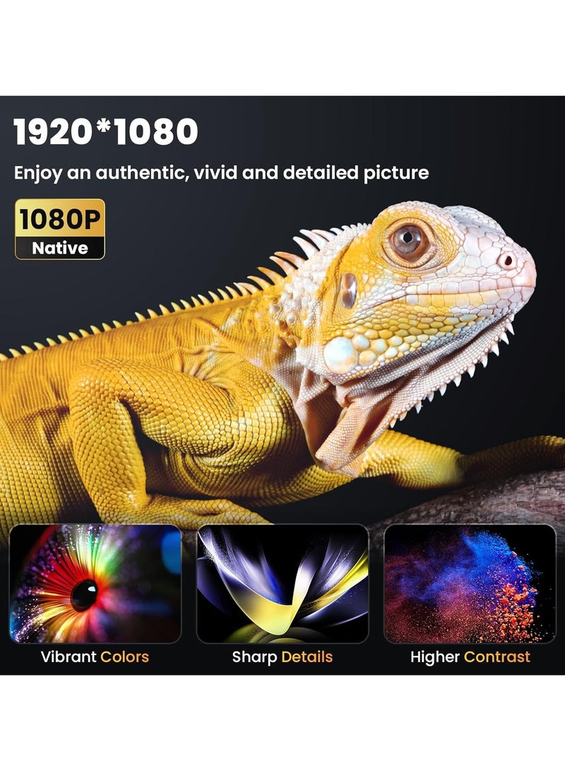 AROAQ Mini A10 Portable Projector for Mobile Phone Screen Sharing Home and Outdoor Use Supports 1080p High-Definition Display  - Image 2