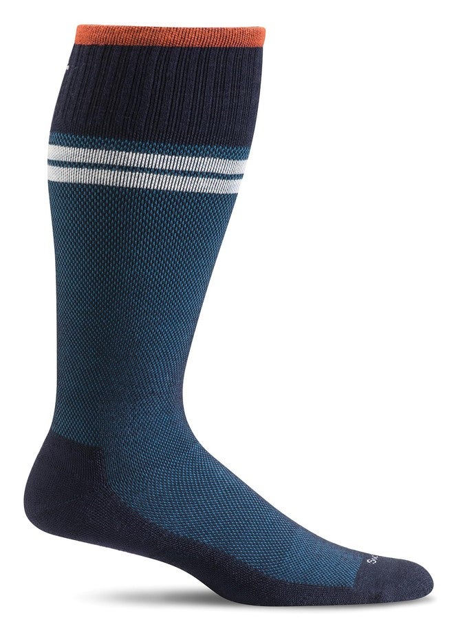 Sockwell Men's Sportster Moderate Graduated Compression Sock, Navy - L/XL - Image 1