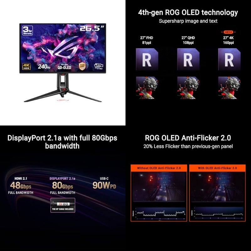 Generic Generic Rog Swift Oled PG27ucdm 27 inch ZE661F4BE6060AF956818Z