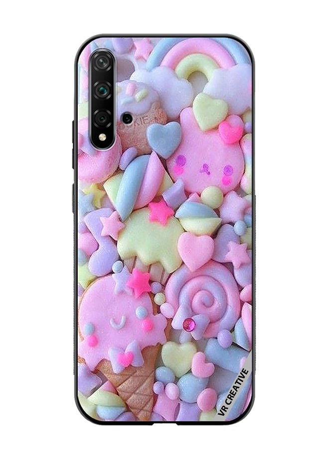 VR CREATIVE Protective Case Cover For Huawei Nova 5T Kawai Decoden Design Multicolour - Image 1