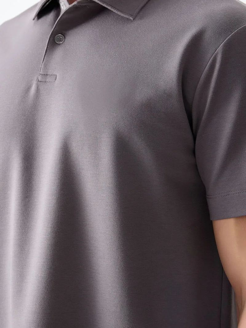 تومي لايف TOMMY Oversized Polo Collar T-Shirt