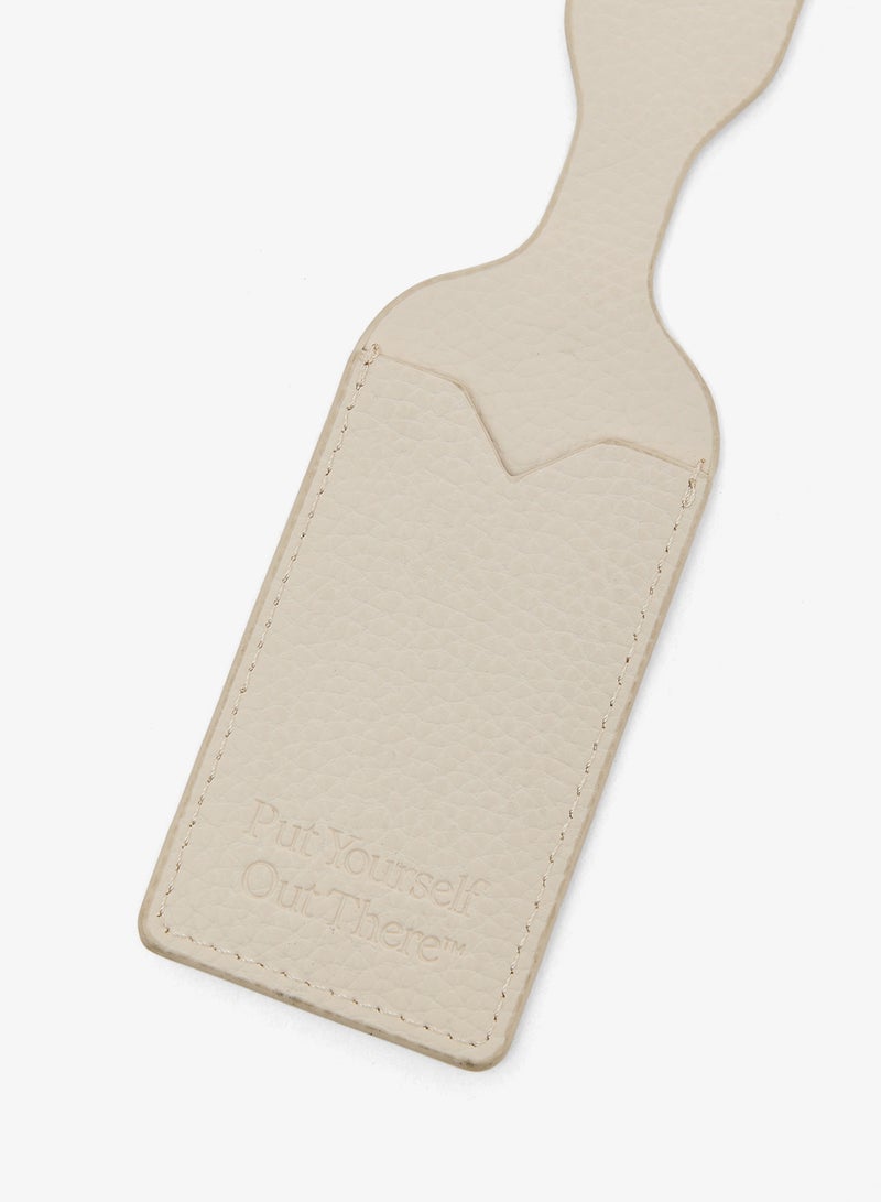 Herschel Textured Vegan Leather Luggage Tag - Image 4
