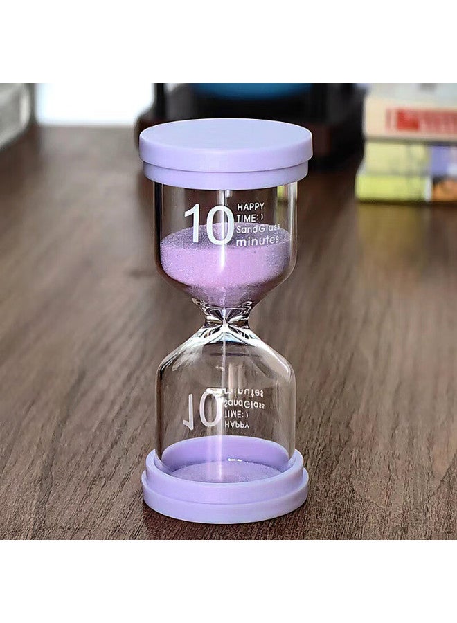 Extreme Space Creative Macaron Hourglass Ornament 10-minute Timer Kindergarten Gift Birthday Prize Purple - Image 2