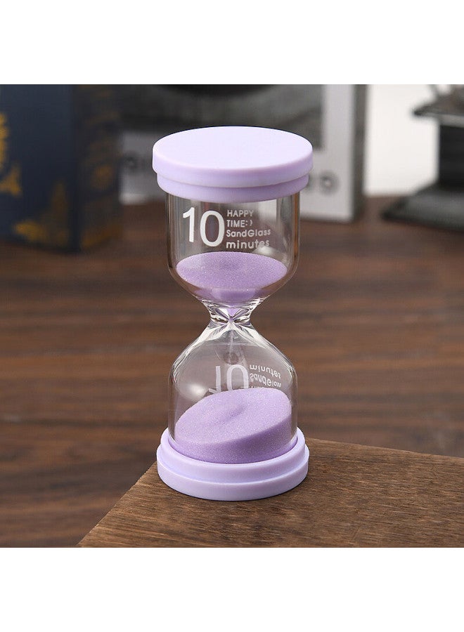 Extreme Space Creative Macaron Hourglass Ornament 10-minute Timer Kindergarten Gift Birthday Prize Purple - Image 3