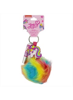 JoJo Siwa Unicorn Rainbow Pom Lip Gloss Keychain  - Image 2