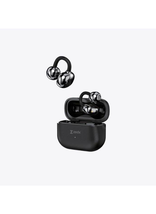 ZEDX Zeeclip 2 سماعات أذن لاسلكية بتصميم مشبك، مفتوحة الأذن، بلوتوث 6.0، صوت Hi-Fi، مريحة للارتداء