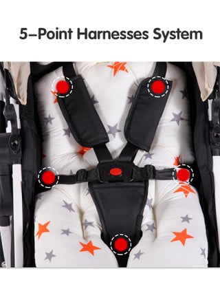 Baby Stroller Cushion Pad, Non Slip Baby Stroller Seat Liners, Car Seat Cushion for Kids - view 5
