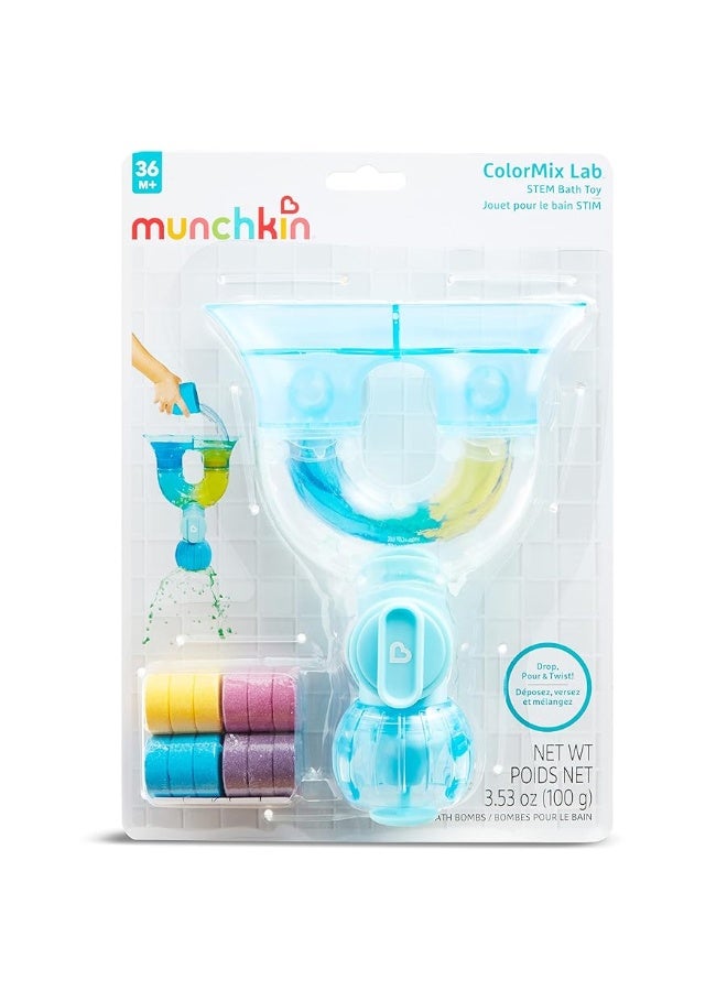 MunchkinÂ® ColorMix Labâ„¢ STEM Learning Toddler Bath Toy, Includes 12 Bath Color Tablets - Image 4