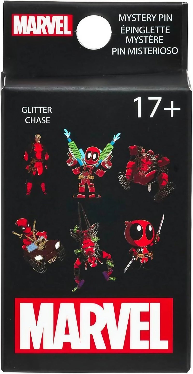 Loungefly Funko POP! By Loungefly Marvel Deadpool Action Mystery Enamel Pin (3.81 cm, Assorted) - Image 1