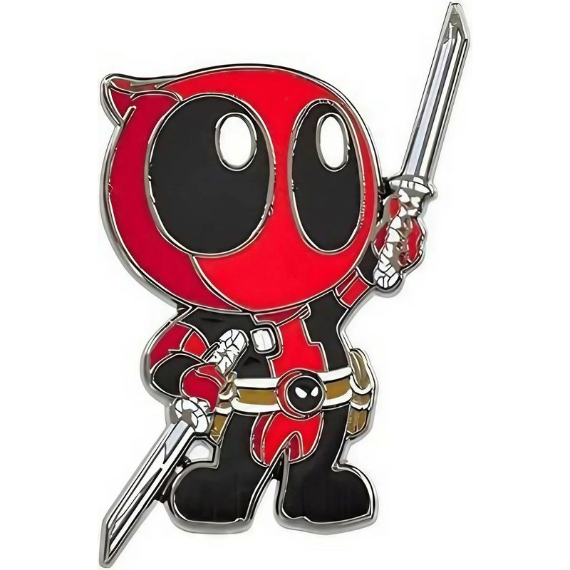 Loungefly Funko POP! By Loungefly Marvel Deadpool Action Mystery Enamel Pin (3.81 cm, Assorted) - Image 3