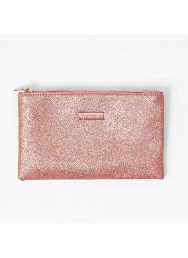BH Cosmetics Metal Rose Brush Set With Bag  - Image 3