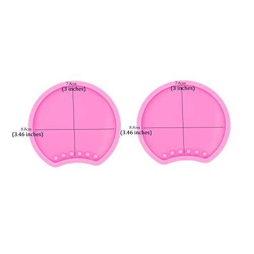AMZTOART 2 Pcs Glossy Mouse Ear Shape Decorative Headband Silicone Molds DIY Craft Polymer Clay Mold Jewellery Resin Crafting, Cake Decoration Fondant Mould (DY0333+DY0333) - Image 5