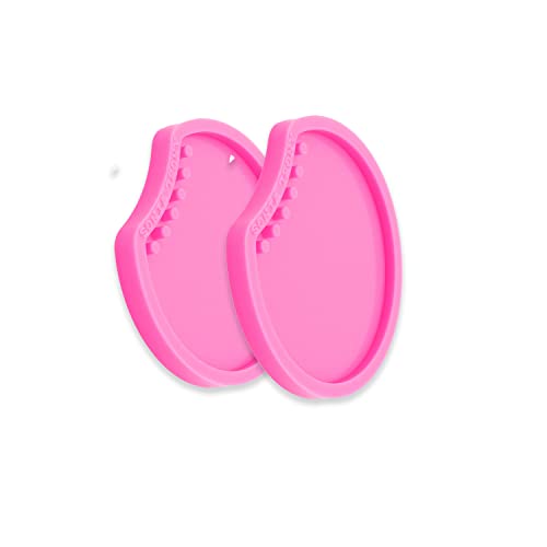 AMZTOART 2 Pcs Glossy Mouse Ear Shape Decorative Headband Silicone Molds DIY Craft Polymer Clay Mold Jewellery Resin Crafting, Cake Decoration Fondant Mould (DY0333+DY0333) - Image 4