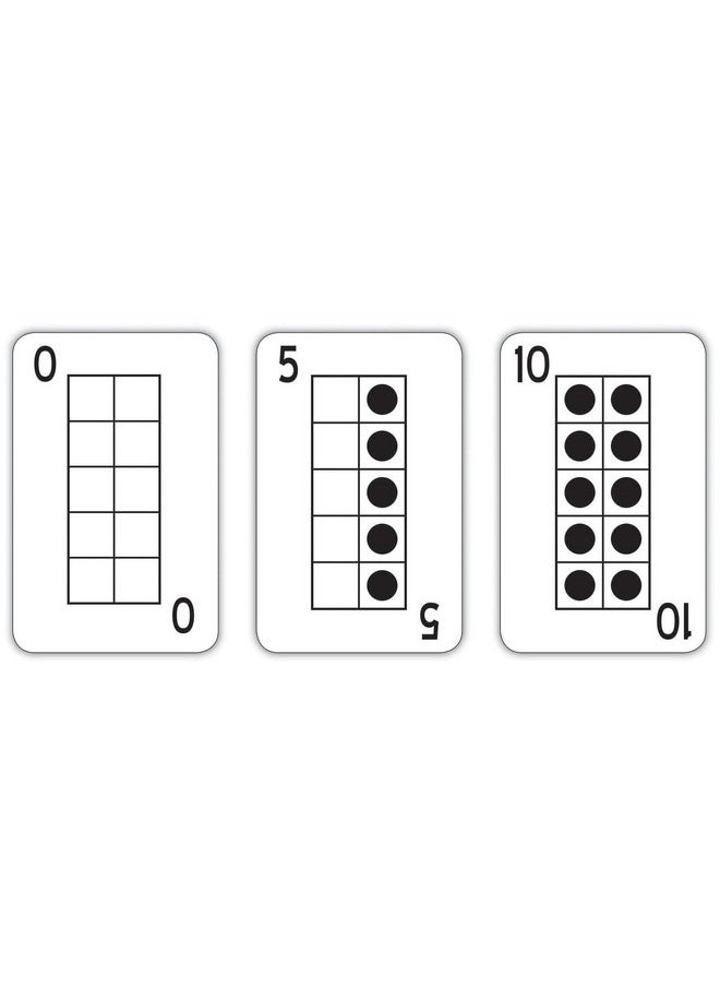 Learning Advantage - Ten Frame Playing Cards - Set Of 44 - Learn And Recognize Numbers 1-10 - Practice Subitizing - Early Math Resource - Image 1