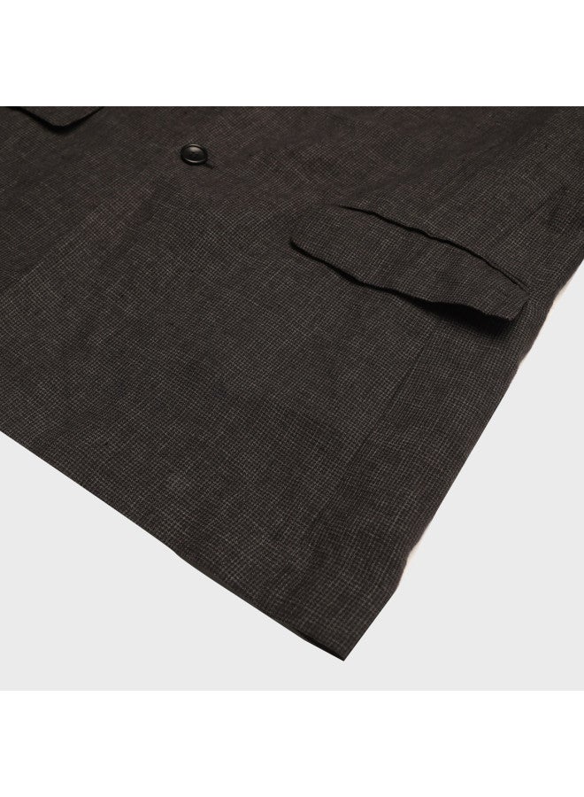 Zara elegant & Understated Gentleman's Classic Check Breathable Lightweight Business Casual Suit - Image 5