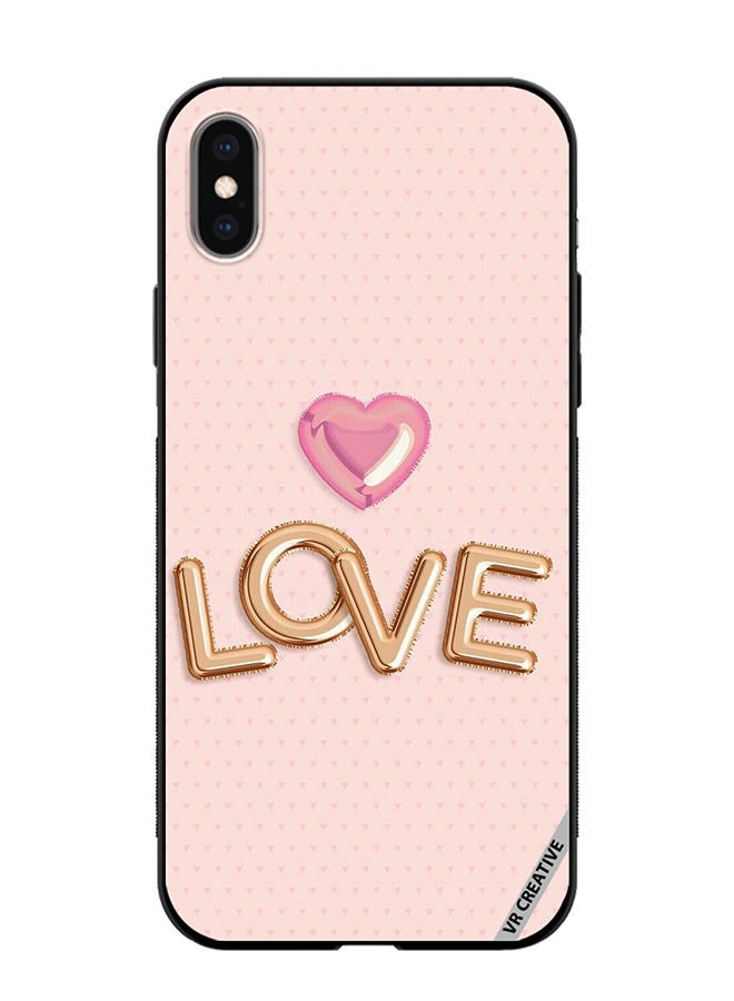 VR CREATIVE Protective Case Cover For Apple iPhone X/XS Heart And Love Design Multicolour - Image 1