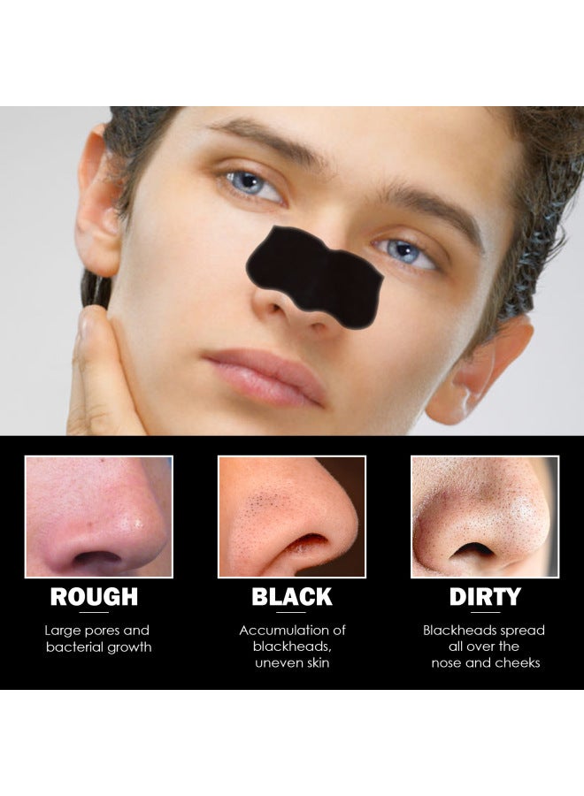 East Moon Men's Blackhead Sticker Nose Acne Pimple Blackhead Cleansing Pore Shrinkage Ripped Nose Sticker - Image 3
