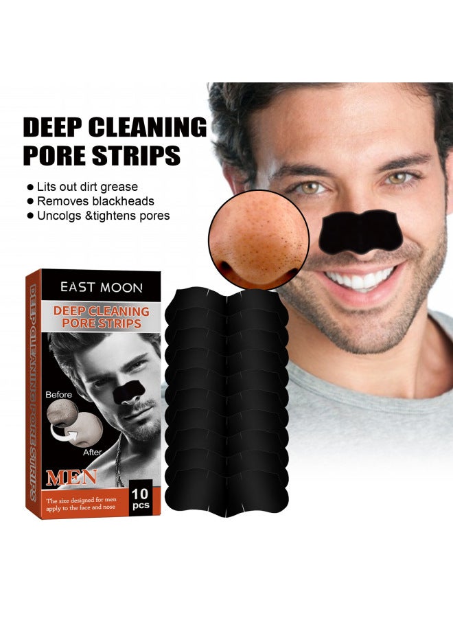 East Moon Men's Blackhead Sticker Nose Acne Pimple Blackhead Cleansing Pore Shrinkage Ripped Nose Sticker - Image 2