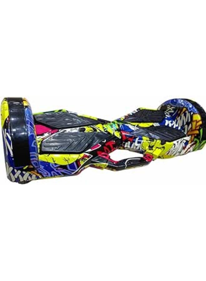 Smart 8 Inch Hoverboard, Bluetooth Speaker, Powerful Dual Motor And LED Lighting, Self-balancing Electric Scooter, Smart Balance Board (Multicolor) 