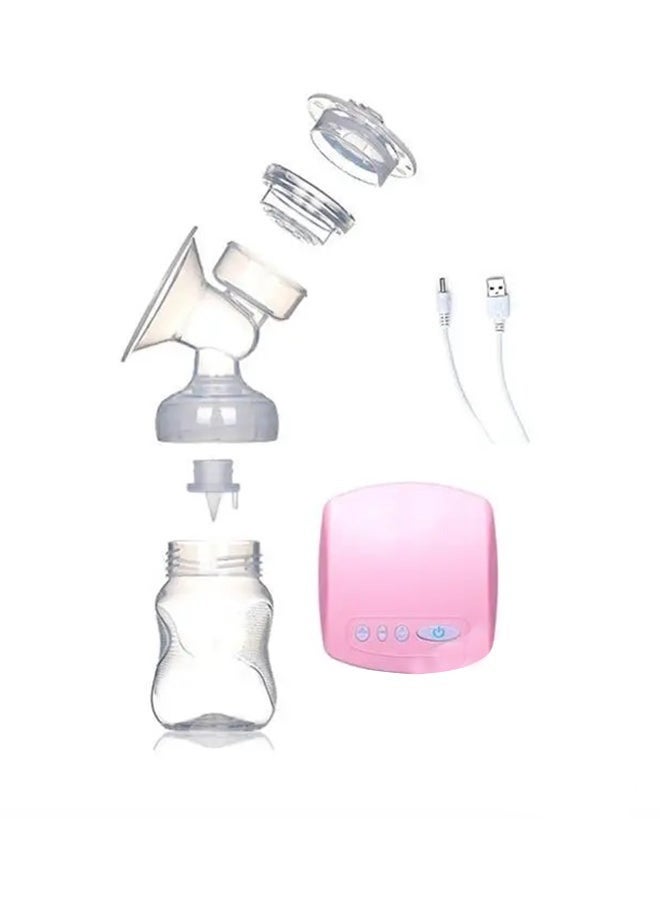 هالامودو مضخة ثدي كهربائية، للرضاعة الطبيعية بدون استخدام اليدين، مع زجاجة حليب، محمولة بوضعيتين و9 مستويات شفط، مضخة ثدي قابلة لإعادة الشحن عبر USB مضخة ثدي مضادة للتدفق الخلفي - Image 1