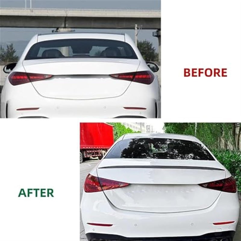 Wivplex Carbon Look Rear Trunk Spoiler for C Class W206 - Image 3