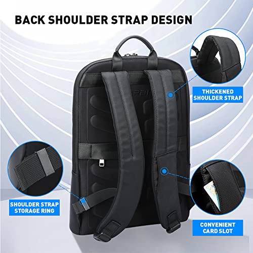 BOPAI 17 inch Super Slim Laptop Backpack Men&Women Anti Theft Backpack Waterproof College Backpack Travel Laptop Backpack for Men Business Laptop Backpack Casual Daypack for Men - Image 5