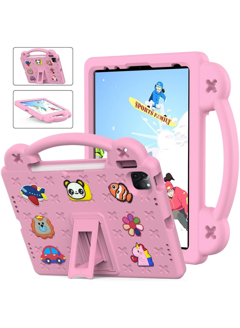 General Kids Case for iPad Air 5th Gen (2022) 10.9 Inch, Heavy Duty EVA Foam Shockproof Cover Kids Proof Case with Stand  - Image 1