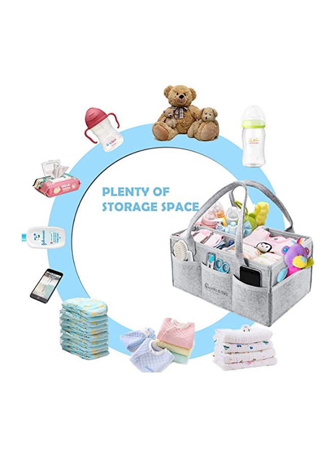 Bumble & Bird Baby Diaper Caddy Nursery Storage Bin Portable Travel Bag Organizer - Image 3