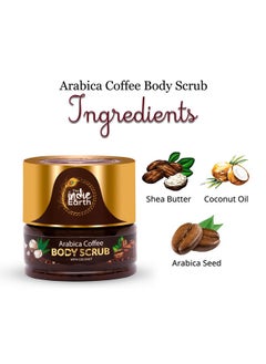 Arabica Coffee Body Scrub With Coconut & Shea Butter - For Brighter Skin Tone - Globally Trusted Premium Natural Body Scrub | For Smooth, Supple & Radiant Skin Care - 125Gm - pzsku/ZE6634608A67A3F384669Z/45/_/1735816939/62e163a1-249c-431f-9e5f-1684180f8f4d