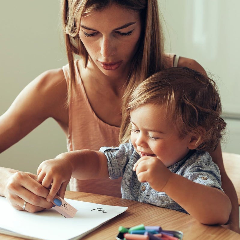 مجموعة أختام خشبية محمولة من الحروف الإنجليزية لقصاصات الصور واليوميات وأعمال الحرف اليدوية - Image 4