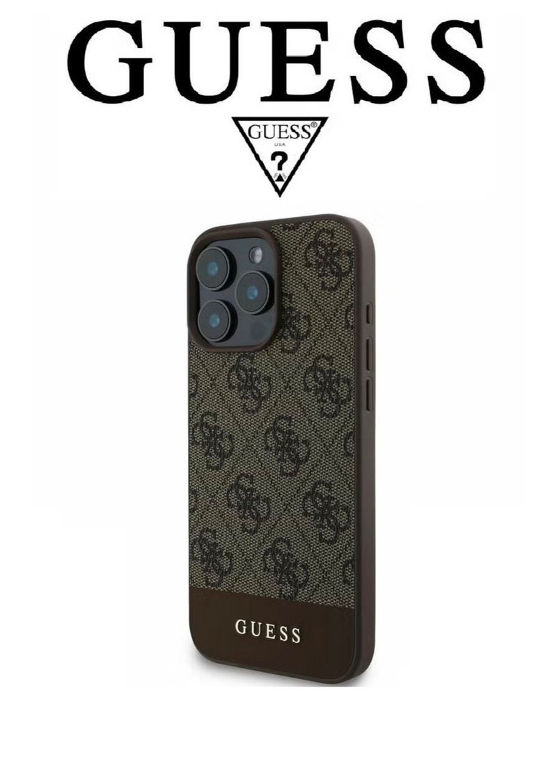 GUESS Official Guess Premium Protective Case for iPhone 16 Pro Max - Signature Monogram Design - Image 1