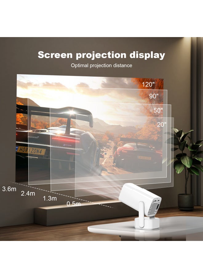 P30max مزود بمكبر صوت دقة 4K تركيز كهربائي واي فاي 6 أندرويد وزن 135 جرام بلوتوث جهاز عرض صغير ذكي للمنزل - Image 2