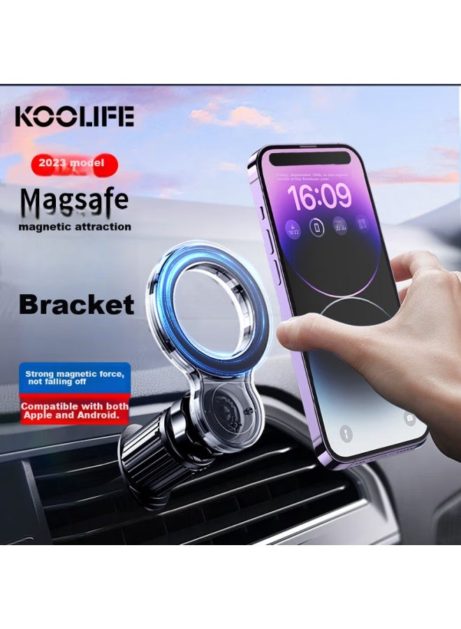 Koolife Car Phone Holder, Magnetic Air Vent Mount, Navigation Holder, Magnetic Magsafe Phone Mount For Apple Phones - Image 1