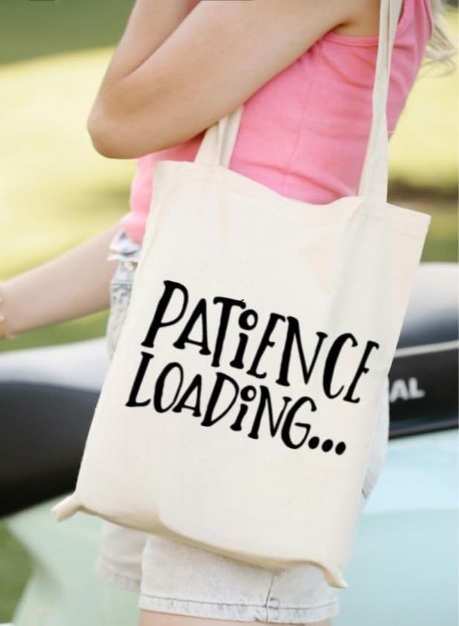 Canvas Tote Bags for Women with zip closer | unique tote bag forWomen, Girls, 100% Organic Cotton Tote bag Pack of 2 - Image 2