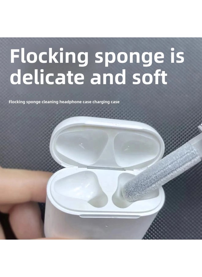 Generic - Second-Generation Multi-Function Bluetooth Earphones Airpods Earplug Mobile Phone Computer Keyboard Cleaning Tool-Color:White - Image 1