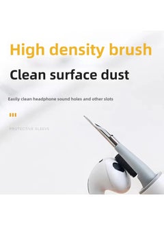 Second-Generation Multi-Function Bluetooth Earphones Airpods Earplug Mobile Phone Computer Keyboard Cleaning Tool-Color:White