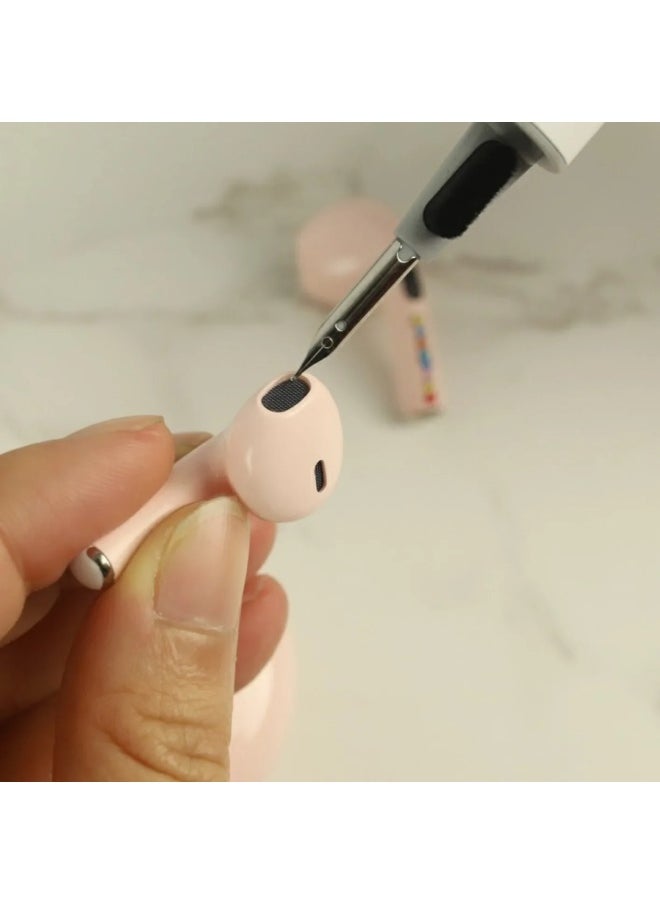 Generic - Second-Generation Multi-Function Bluetooth Earphones Airpods Earplug Mobile Phone Computer Keyboard Cleaning Tool-Color:White - Image 1